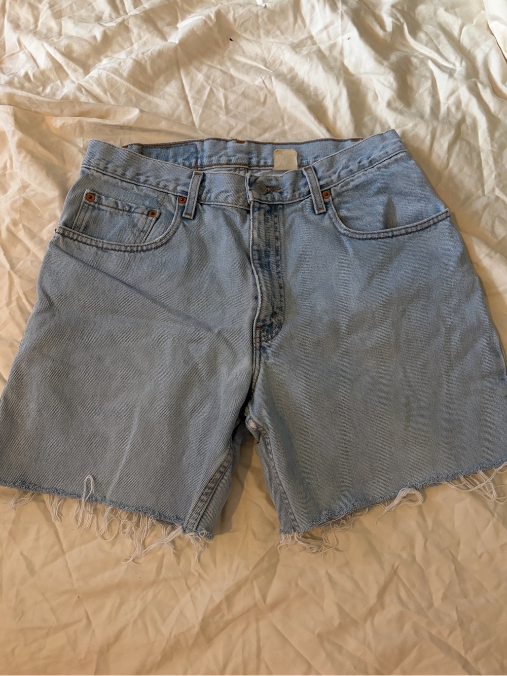 Vintage Levi's Light Blue Denim Cutoffs